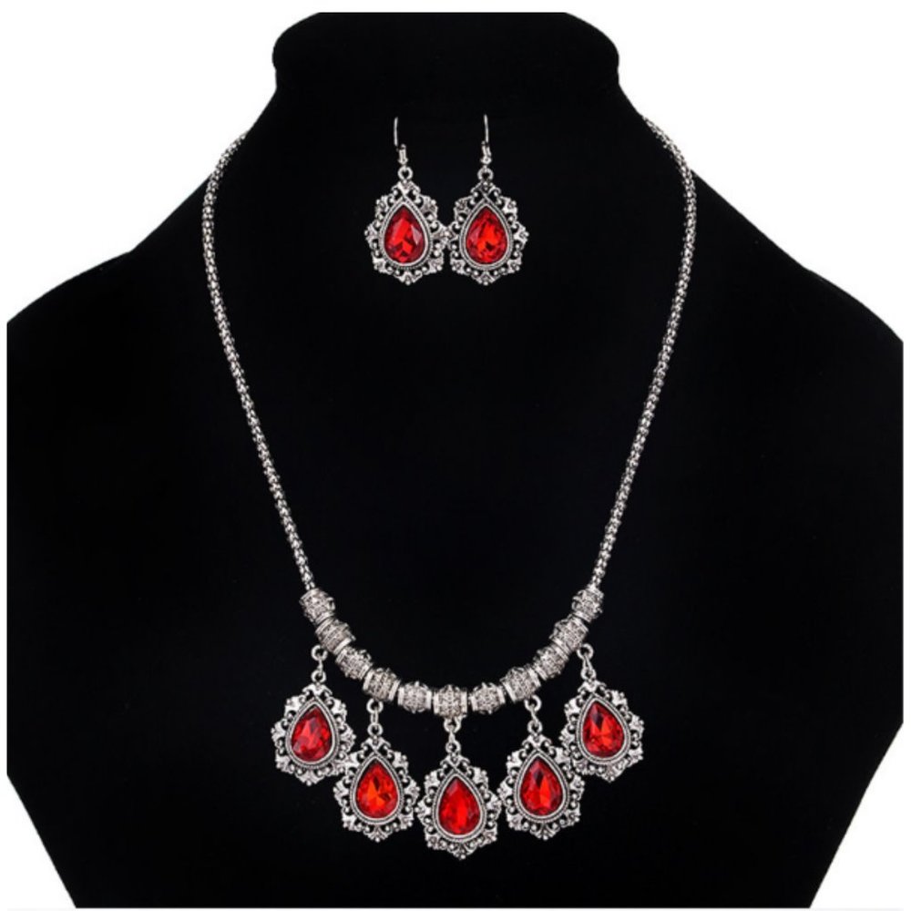 Temperament Water Droplets Jewelry Set